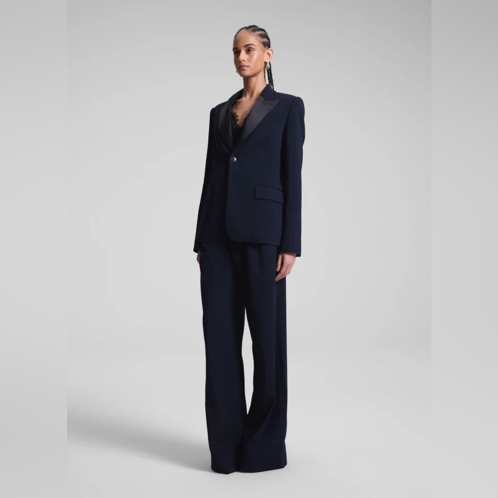 A.L.C $495 Charles Pant Evening Blue NWT - Picture 6 of 7